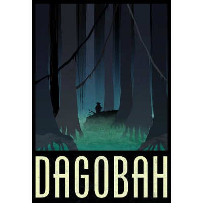 13x19 Dagobah Fantasy Travel Poster 0
