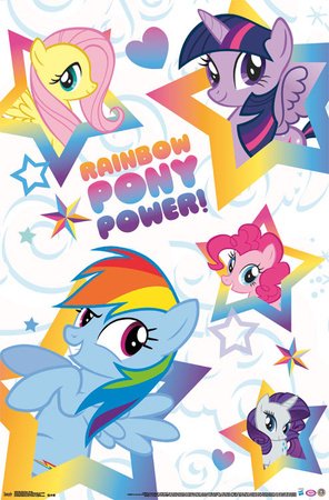 22x34-My-Little-Pony-Group-Television-Cartoon-Poster-0
