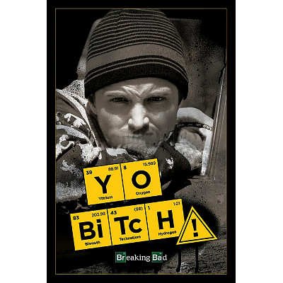 24x36 Breaking Bad Yo Bitch Television Poster 0