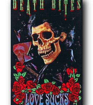 24x36 Death Bites Love Sucks Blacklight Poster Art Print 0
