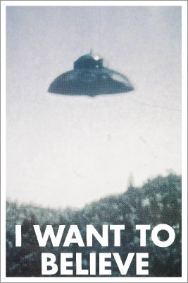 24x36 Poster Print X Files I Want To Believe 0