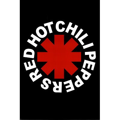 24x36 Red Hot Chili Peppers Logo Music Poster Print By Poster Revolution 0