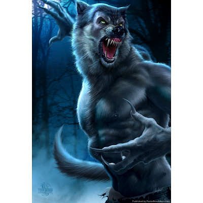 24x36 Werewolf By Tom Wood Poster 0