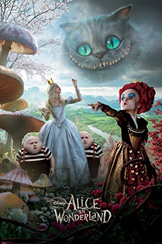 Alice In Wonderland Characters Adventure Fantasy Movie Film Poster Print 24x36 0