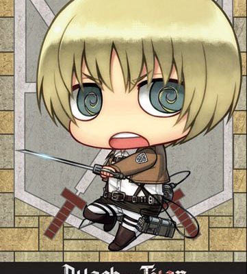 Attack On Titan Sd Armin Fabric Poster By Ge Animation 0