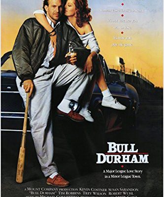 Baseball Classic Bull Durham Movie Poster Susan Sarandon Kevin Costner 24x36 Reproduction Not An Original 0