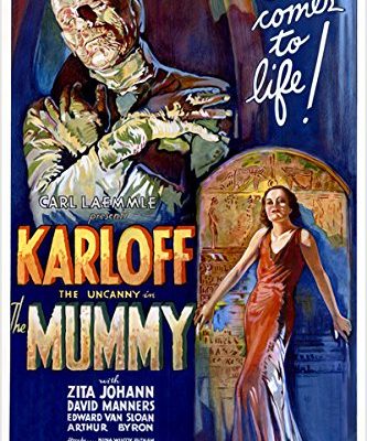 Boris Karloff The Mummy Movie Poster 1932 Campy Classic Horror 24x36 Scary Reproduction Not An Original 0