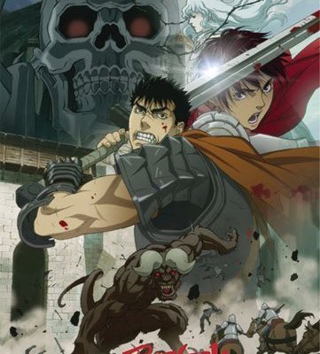 Berserk Battle Scene Fabric Poster By Ge Animation 0