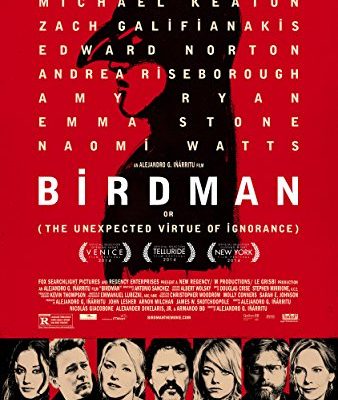 Birdman Or The Unexpected Virtue Of Ignorance 2014 Movie Poster 24x36 0