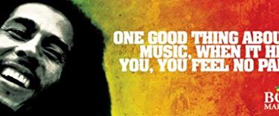 Bob Marley One Good Thing About Music Music Slim Poster Print 12 By 36 Inch 0