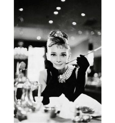 Breakfast At Tiffanys Audrey Hepburn Classic Movie Poster Print 24 By 32 0