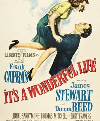 Classic Its A Wonderful Life Movie Poster Jimmy Stewart Donna Reed 24x36 Reproduction Not An Original 0