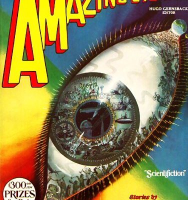 Comics Cover Amazing Stories Science Fiction Eye Iris Machine Poster Bb8072b 0