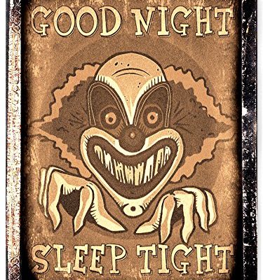 Clown Vampire Metal Sign Dracula Horror Movie Poster Halloween Wall Decor Vintage Style Wall Decor 060 0