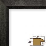 Craig Frames 7171610BK 24 x 36 Inch Poster Frame, Solid Wood, 0.84 Inch ...