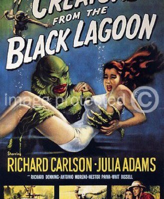 Creature From The Black Lagoon Vintage Movie Poster 24x36 Inches 0