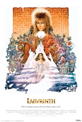 David Bowie Labyrinth Movie Poster Fantasy 0