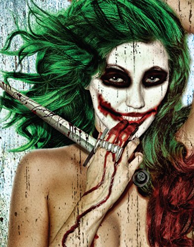Daveed-Benito-Joker-Girl-Why-So-Serious-Sexy-Gothic-Pin-Up-Art-Postcard-Poster-Print-Unframed-11x14-0