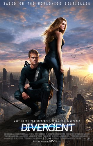 Divergent 2014 24x36 Movie Poster Thick Shailene Woodley Kate Winslet Theo James By World Mall Group 0