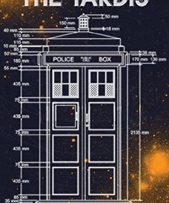 Doctor Who Tardis Blueprint Measurements 36x24 Art Print Poster Television Wall Decor Police Call Box Bbc Science Fiction 0