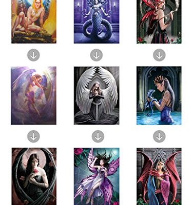 Fantasy Bundle Unframed Holographic Wall Art Multiple Pictures In One Posters That Change Images Lenticular Artwork Hologram Images Change Technology By Those Flipping Pictures 0