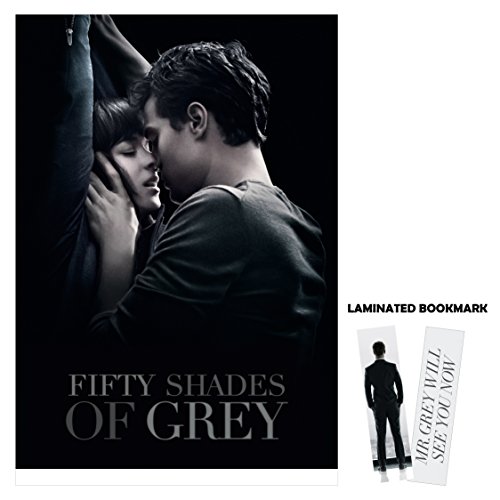 Fifty Shades Of Grey 2014 Kiss Movie Poster Reprint 13 X 19 Borderless Free Brookmark 0