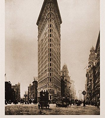 Flatiron Building New York 1910 Black White Sepia Photo Print Poster 16 0