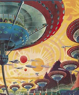 Floating Colonies Of Mizar By Retro Sci Fi Science Fiction Space Vintage Print Poster 20x30 0
