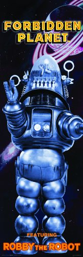 Forbidden-Planet-Featuring-Robby-Robot-Classic-Sci-Fi-Science-Fiction-Movie-Film-Poster-Print-12x36-0