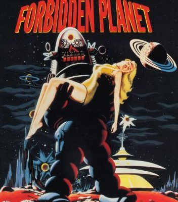 Forbidden Planet Science Fiction B Movie Classic Mini Art Print Poster C 0