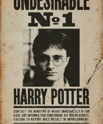 Harry Potter Movie Poster Wanted Undesirable No 1 Harry Potter Size 24 X 36 0
