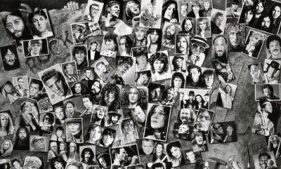 History Of Rock Roll Collage Music Poster Print Poster Poster Print 36x24 0