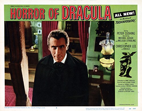 Horror Of Dracula Lobby Card Movie Poster Replica 11 X 14 Photo Print 0