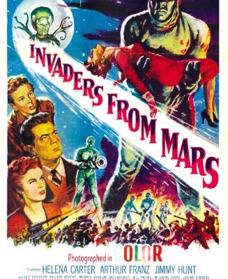 Invaders From Mars Science Fiction B Movie Classic Mini Art Print Poster A 0