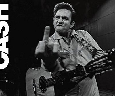 Johnny Cash Giving The Finger Classic Rock Country Music Poster Print 24x36 0