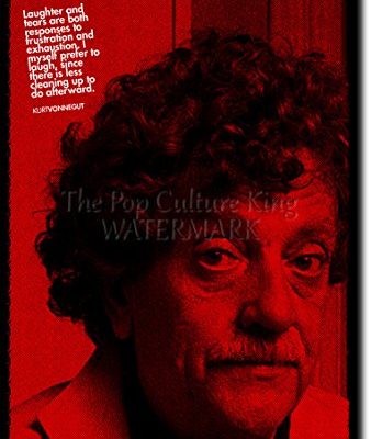 Kurt Vonnegut Art Print High Resolution Photo Poster With Iconic Quote A Completely Unique Gift Idea Size 12x8 Inches Cats Cradle 0