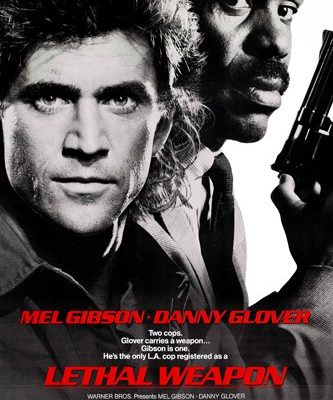 Lethal Weapon Movie Poster Gibson Glover Adventure Action Cops Guns 24x36 Reproduction Not An Original 0