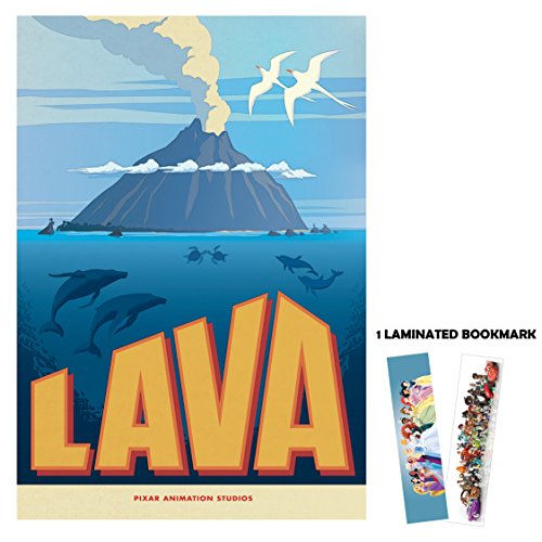 Lava-Short-Animation-Disney-Pixar-13-x-19-Poster-Flyer-BORDERLESS-1-Free-Laminated-Bookmark-0