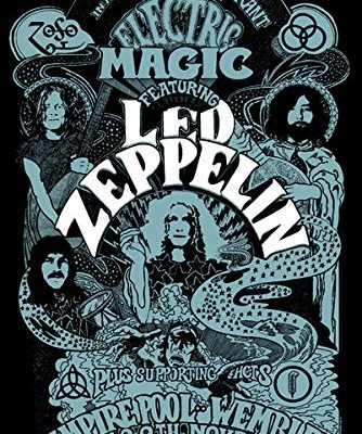 Led Zeppelin Music Poster Print Wembley Stadium Promo Size 24 X 36 0