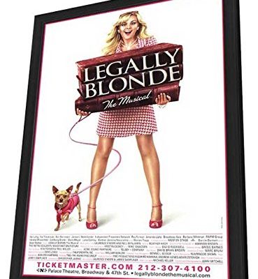 Legally Blonde The Musical Broadway Framed Poster 11x17 0