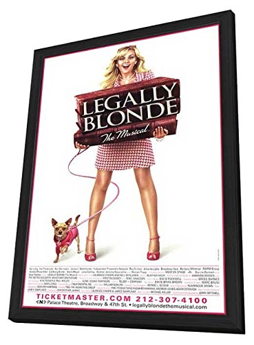 Legally-Blonde-The-Musical-Broadway-Framed-Poster-11x17-0