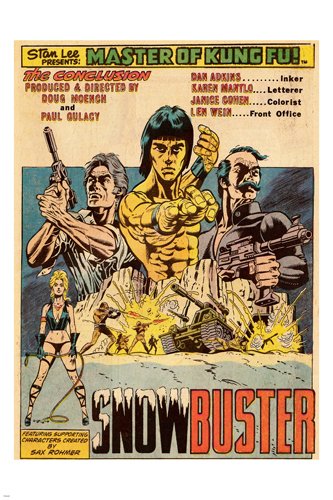 MASTER-OF-KUNG-FU-action-figure-POSTER-24X36-COMIC-STRIP-adventure-NEW-0