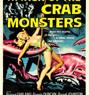 Movie Film Attack Crab Monsters Sci Fi Pulp Horror Pincer Girl Art Print Bb8240 0