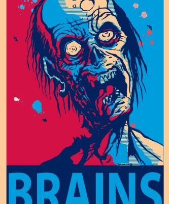 Nmr 24969 Zombie Brains Decorative Poster 0