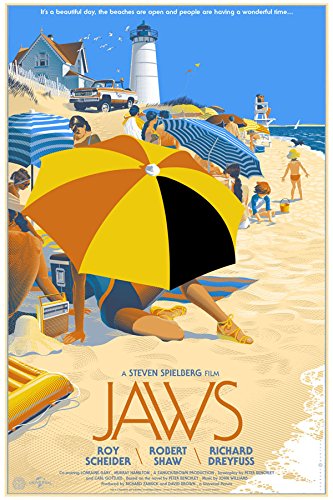 Old Tin Sign Jaws S Classic Vintage Movie Poster 0