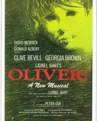Oliver Poster Broadway 11 X 17 Inches 28cm X 44cm 1963 Style A Ron Moodygeorgia Brownbarry Humphrieskeith Hamshere 0