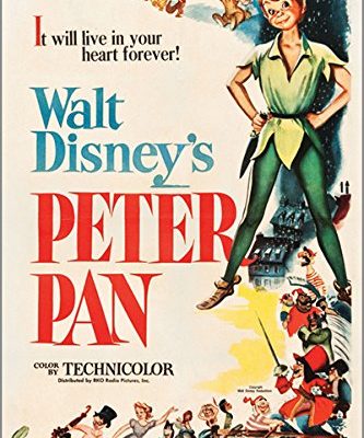 Peter Pan Rko 1953 Vintage Movie Poster Walt Disney Musical Kids 24x36 New 2 To 5 Days Shipping From Usa 0