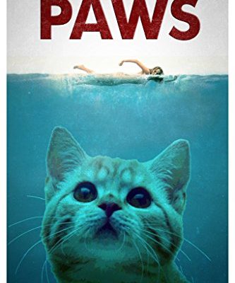 Paws Classic Jaws Movie Parody Humor Poster 12x18 0