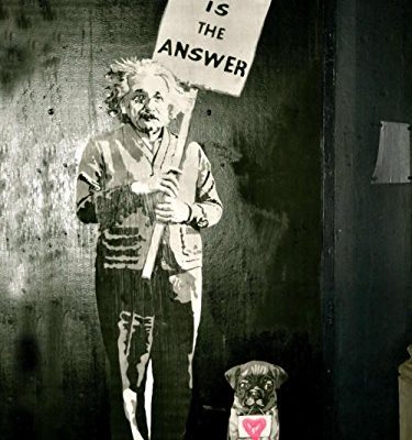 Poster Gallery Love Is The Answer Albert Einstein Banksy Reproduction Art Printing Wall Poster 24x32wbp05242 0