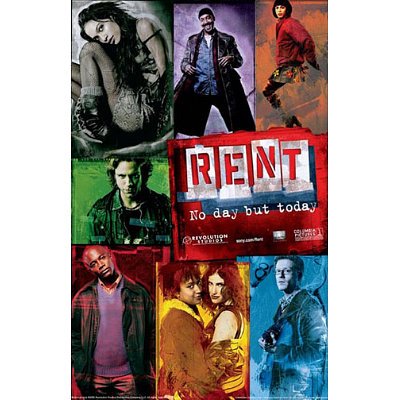Rent Movie Poster Officially Licensed Studio Edition Brilliant Color 24 X 36 0